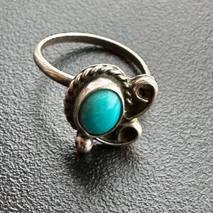 Silver Ring with Turquoise Stone